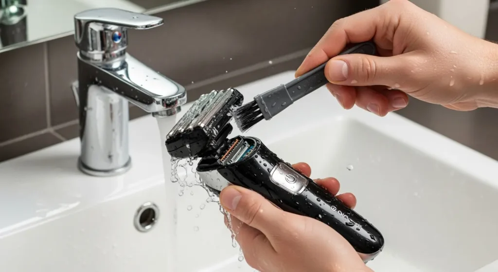 How to Clean an Electric Shaver Manually (Waterproof Models)